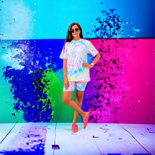 Load image into Gallery viewer, Tie Dye Biker Shorts Set
